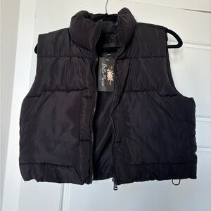 Love Tree, Black puffer vest, BRAND NEW